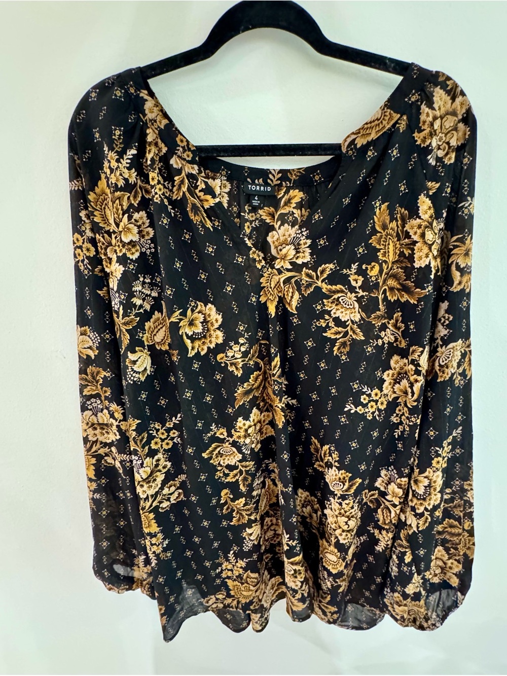 Torrid Floral Blouse
